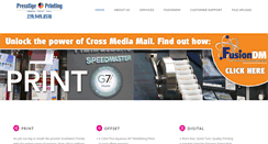 Desktop Screenshot of presstigeprinting.com